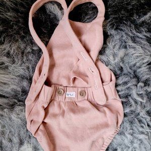 Organic Zoo Baby Onesie in Clay - Unisex, 0 to 3 Months